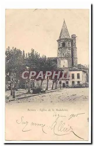 Beziers Ansichtskarte AK Eglise de la Madeleine