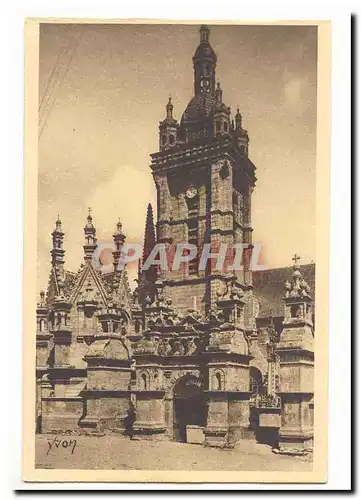 St Thegonnec Ansichtskarte AK L&#39eglise (16eme) Facade et porche