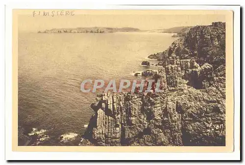 Cartes postales la pointe du Toulinguet vue de celle de Pen Hir