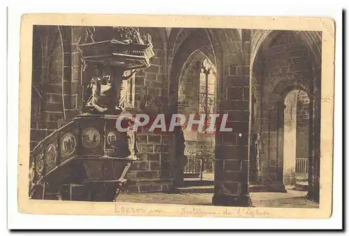 Locronan Cartes postales Interieur de l�Eglise du cote de la chapelle du Penity