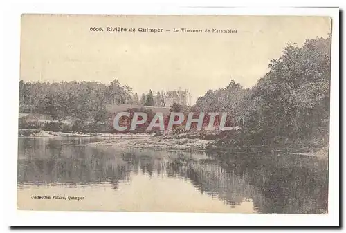 Ansichtskarte AK Riviere de Quimper Le Virecourt de Kerambleis