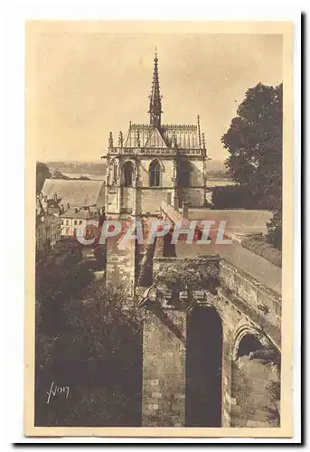 Chateau d&#39Amboise Cartes postales La chapelle St Hubert