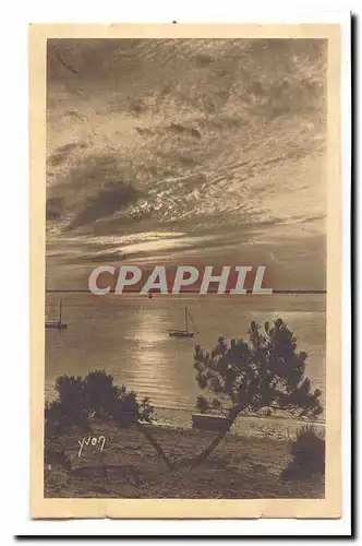 D'Arcachon au Moulleau Cartes postales Avant la nuit