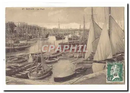 Royan Ansichtskarte AK Le port (bateaux)