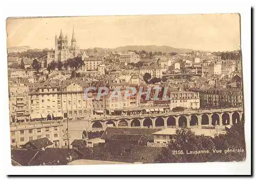 Suisse Lausanne Cartes postales Vue generale