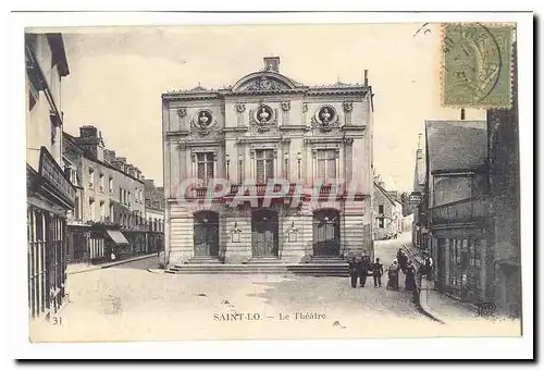 Saint Lo Cartes postales Le theatre