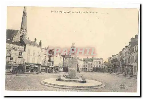 Pithiviers Cartes postales La place du Martroi