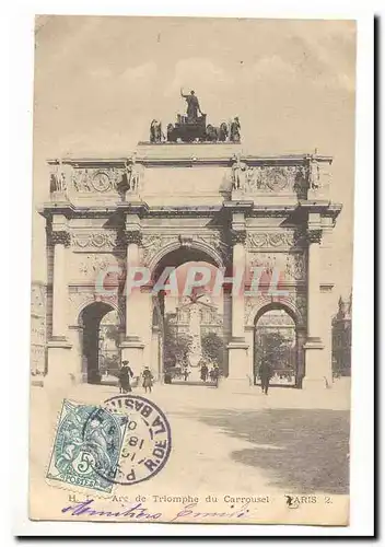 Paris (1er) Ansichtskarte AK Arc de TRiomphe du Carrousel (Louvre)