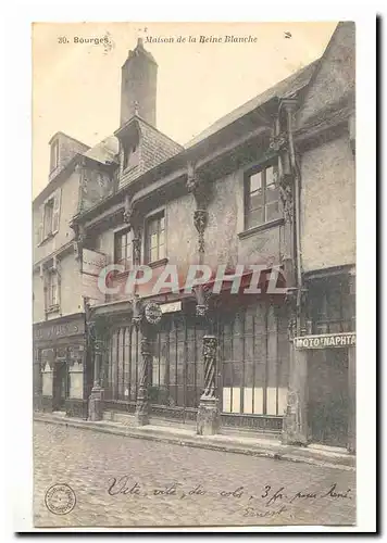 Bourges Ansichtskarte AK Maison de la Reine blanche