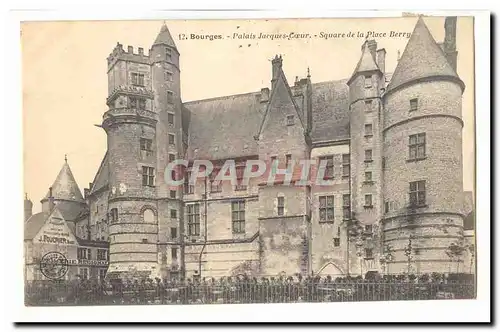 Bourges Cartes postales palais Jacques Coeur Square de la Place Berry