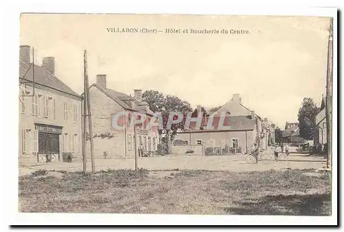 Villabon Cartes postales Hotel et boucherie du centre