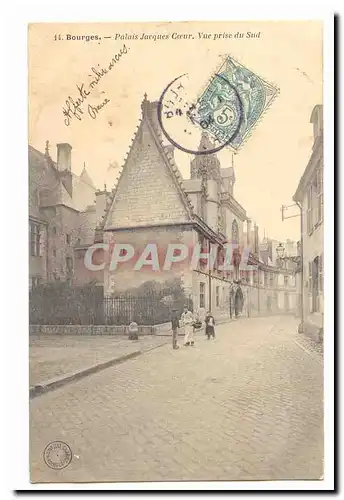 Bourges Cartes postales Palais Jacques Coeur Vue prise du sud