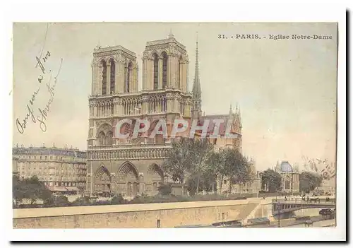 Paris (4eme) Ansichtskarte AK Eglise Notre DAme