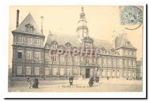 Reims Cartes postales Hotel de ville