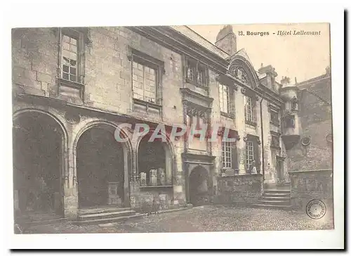 Bourges Cartes postales Hotel Lallemant