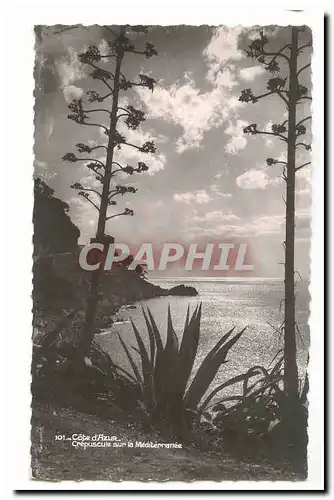 Cote d'azur Cartes postales Crepuscule sur la Mediterranee