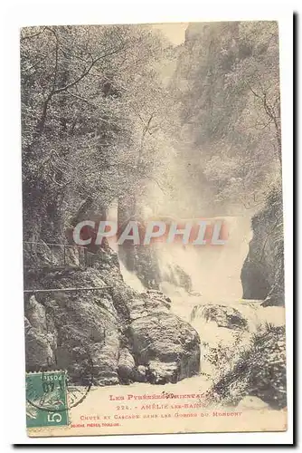 Amelie les Bains Cartes postales Chute et cascade dans les gorges du Mondony