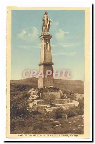 Ballon d�Alsace (alt 1256m) Cartes postales Au sommet la vierge