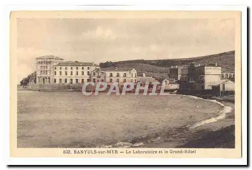 Baynuls sur Mer Cartes postales Le laboratoire et le Grand Hotel