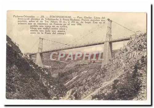 Fontpedrouse Cartes postales pont Gisclar