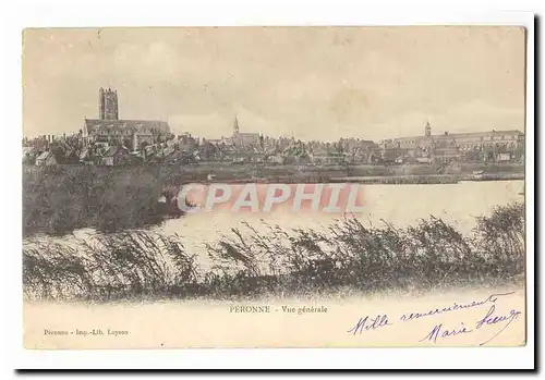 PEronne Cartes postales Vue generale