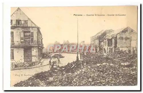 PEronne Cartes postales Quartier St Sauveur