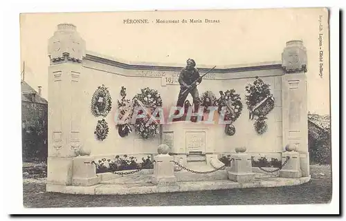 Peronne Ansichtskarte AK Monument aux mots Delpas