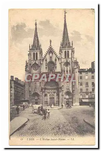 Lyon Cartes postales L&#39eglise Saint Nizier