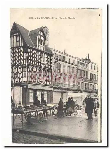 La Rochelle Cartes postales Place du marche (animee)