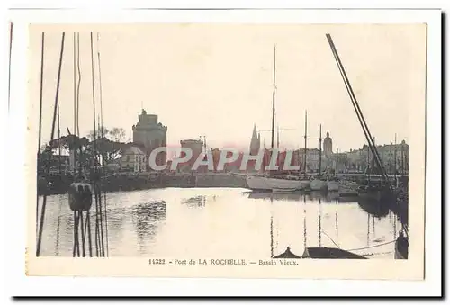 La Rochelle Ansichtskarte AK Port de la Rochelle Bassin vieux