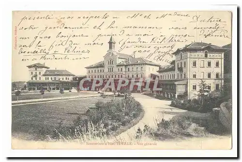 Hauteville Cartes postales Sanatorium Vue generale
