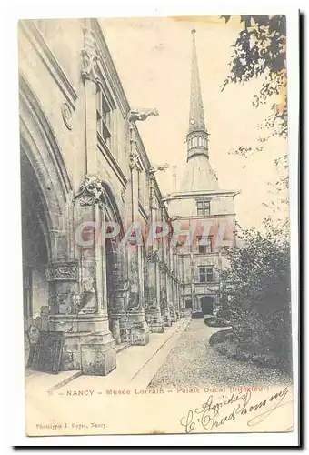 Nancy Cartes postales Palais Ducal Musee lorrain (interieur)