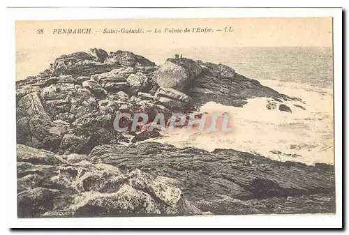 Penmarch Cartes postales Saint Guenole La pointe de l'enfer
