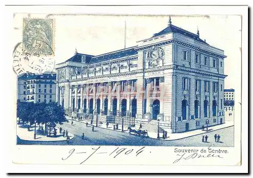 Suisse Cartes postales Souvenir de Geneve