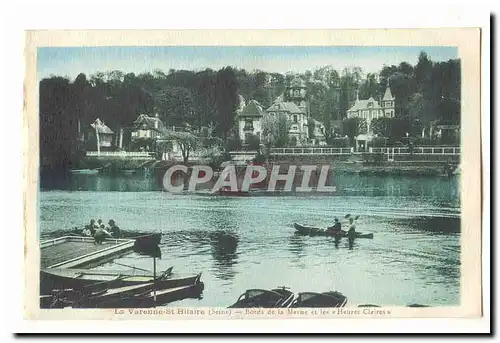 La VArenne Saint Hilaire Ansichtskarte AK Bords de la MArne et les Heures claires