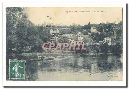 La MArne de Champigny a la Varenne Cartes postales