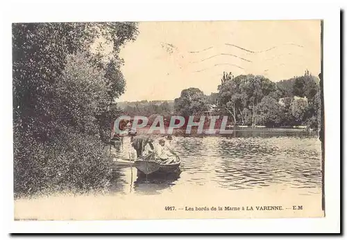 La VArenne Saint Hilaire Ansichtskarte AK Les Bords de la MArne a La Varenne (pecheurs)