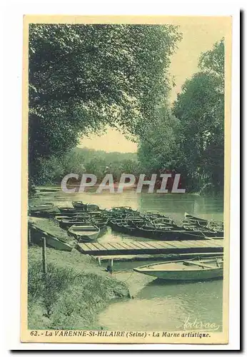 La VArenne Saint Hilaire Cartes postales La Marne artistique