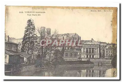 Verdun Cartes postales Verdun bombarde