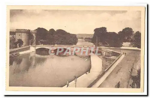 Verdun Ansichtskarte AK Vue panoramique sur la Tour et le pont chaussee