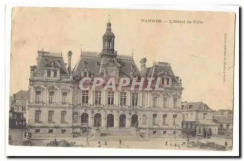 Vannes Cartes postales L'hotel de ville
