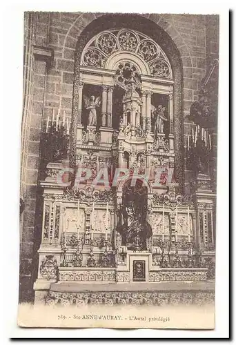 Sainte Anne d'Auray Cartes postales L'autel privilegie