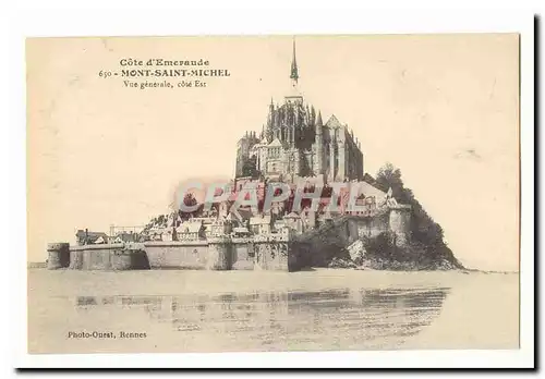 Le Mont Saint Michel Cartes postales Vue generale cote Est