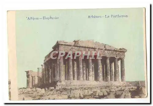 Grece Greece Ansichtskarte AK La Parthenon