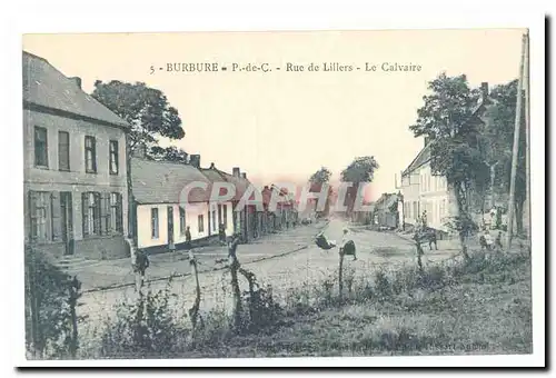 Burbure Cartes postales Rue de Lilliers Le calvaire (enfants)