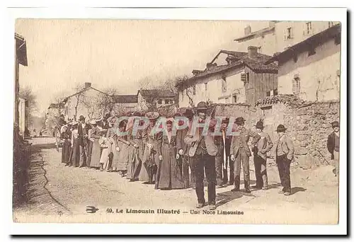 Le Limousin illustre Cartes postales Une noce limousine