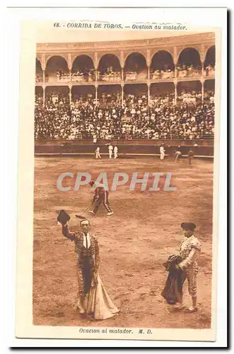 Corrida de Toros Cartes postales Ovation du matador Ovacion al matador