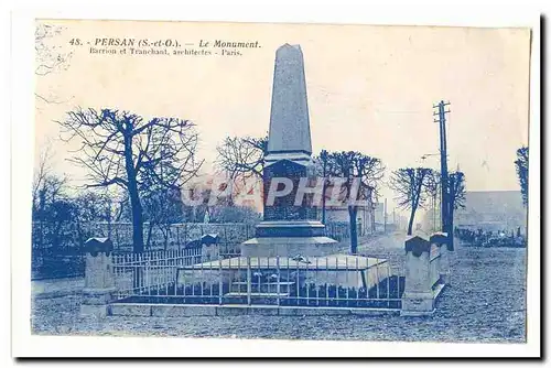 Persan Cartes postales Le monument