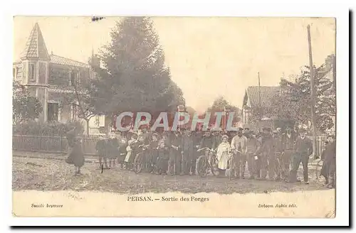 Persan Cartes postales Sortie des forges TOP (usine industrie)