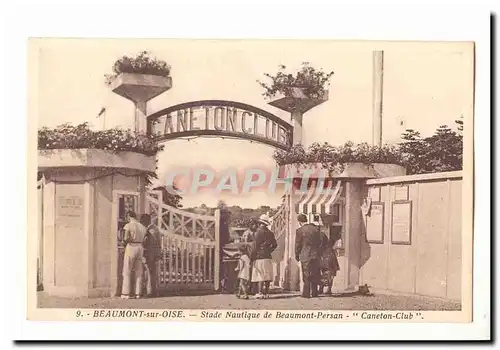 Beaumont sur Oise Cartes postales Stade nautique de Beaumont Persan Caneton club